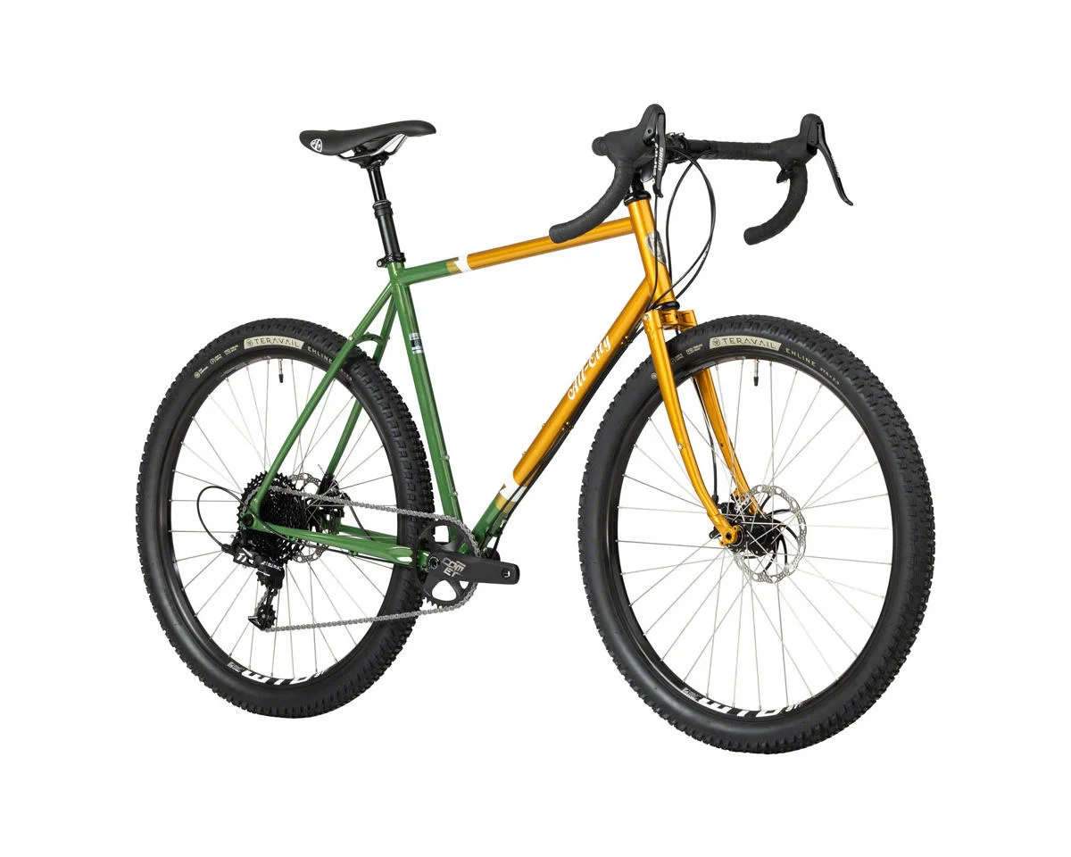 All-City Gorilla Monsoon Gravel Bike (Tangerine Evergreen) (SRAM Apex) (43cm) (650b) - view 2